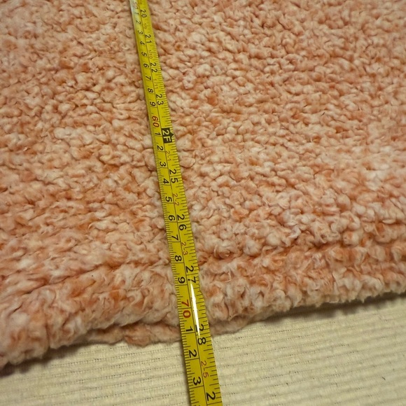 True Grit Orange Teddy Jacket Cozy Sherpa Style - Picture 3 of 7